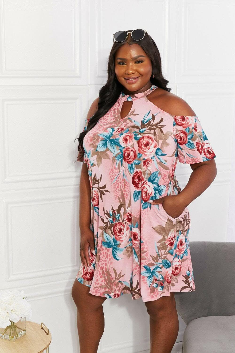 Sew In Love cold-shoulder dress - Love Salve